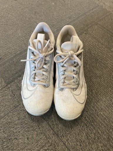 Used Nike VAPOR LAX Cleats Boys White Junior 04 11614-S000223846