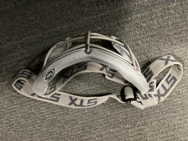 Used STX 2 SEE GOGGLES Lacrosse Facial Protect Grey SM 11614-S000223800