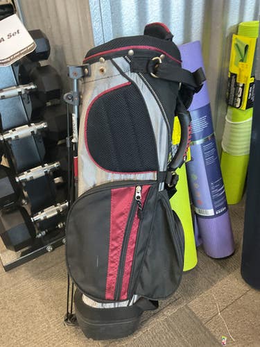 Used Walter Hagen JR STAND BAG Jr Stand Bag Maroon 11614-S000220830