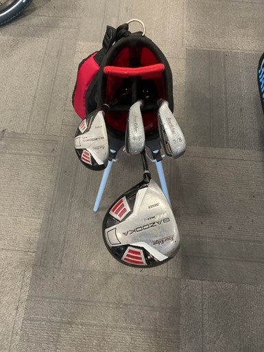 Used Tour Edge BAZOOKA HT MAX J Jr Package Set LH Red 5 Piece 11614-S000220795