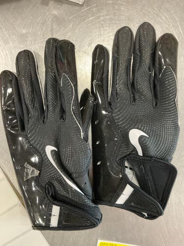 Used Nike FOOTBALL GLOVES FB Gloves Black XL 11614-S000216818