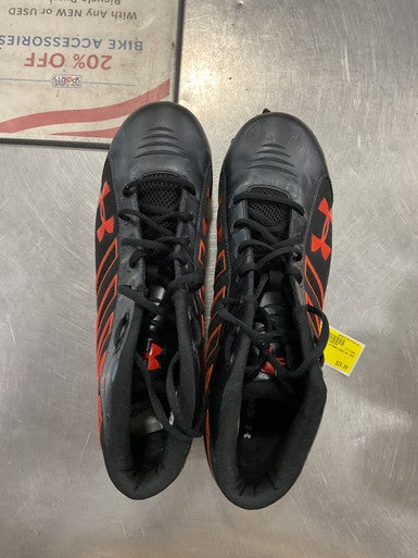 Used Under Armour Adult FB Cleats Black Senior 14 11614-S000216770