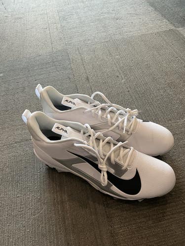 Used Nike Adult FB Cleats White Senior 15 11614-S000216005