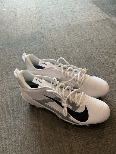 Used Nike Adult FB Cleats White Senior 15 11614-S000216005