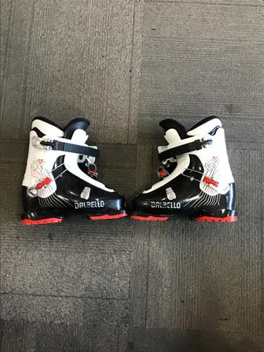 Used Dalbello CX 3 Boys DH Ski Boot Red 245 MP - M06.5 - W07.5 11614-S000202073