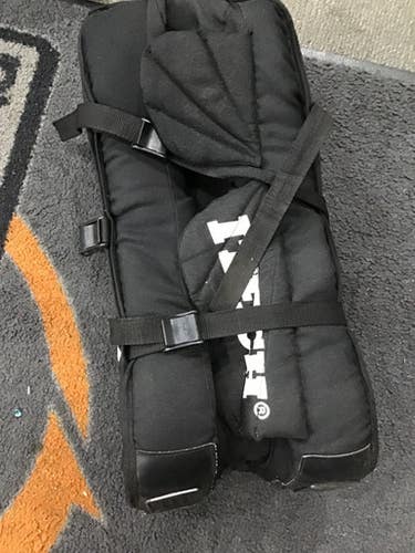 Used Itech GP-900 Goalie Leg Pads Senior Black 22" 11614-S000201363