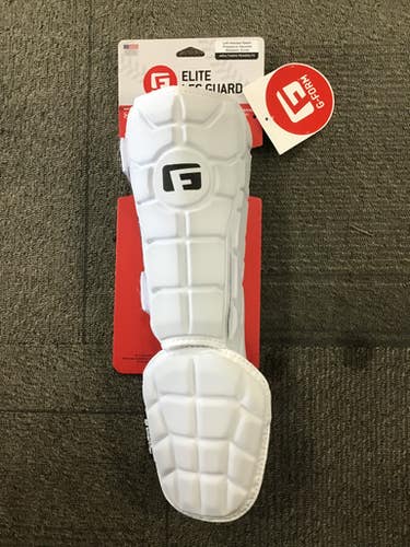 Used G-Form ELITE Adult LEG GUARD BB/SB Shin/Foot Protector White 11614-S000200725
