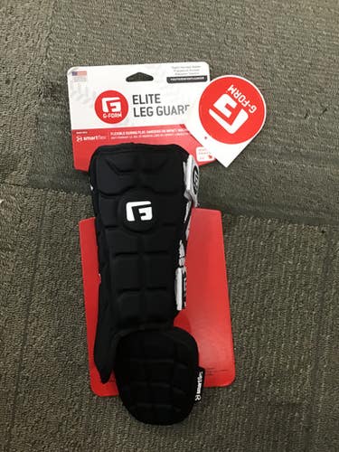 Used G-Form ELITE Youth LEG GUARD BB/SB Shin/Foot Protector Black 11614-S000200722