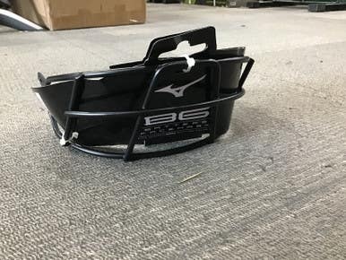 Used Mizuno B6 BATTERS MASK Batting Helmet Mask Black One Size 11614-S000200695