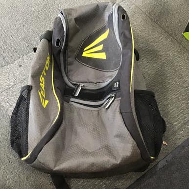 Used Easton 2 BAT BACKPACK BB/SB Player Backpack Grey 11614-S000200231