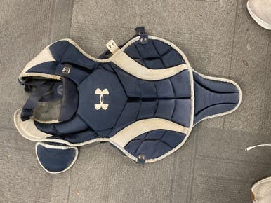 Used Under Armour UACPCC2-SRVS Catchers Chest Protector Navy Blue Adult 11614-S000224376