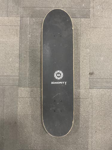 Used MINORITY SKATEBOARD Complete Skateboard Black 8" 11614-S000224302