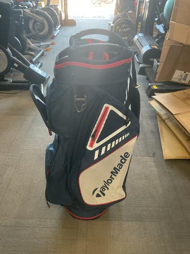 Used Taylormade CART BAG Mens Cart Bag Navy Blue 11614-S000224238