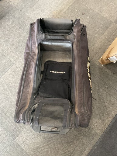 Used Powernet ALL GEAR ROLLING BAG BB/SB Team Wheeled Bag Black 11614-S000224231