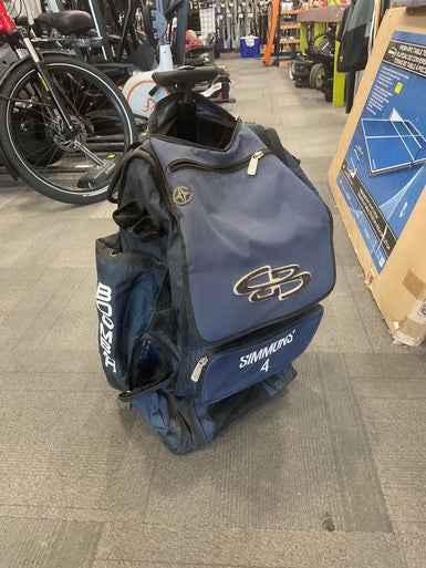 Used BoomBah WHEELED BAG BB/SB Player Wheeled Bag Navy Blue 11614-S000224205