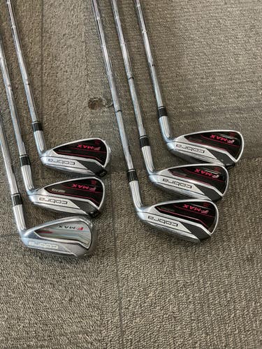 Used Cobra F MAX DRAW Mens Iron Set RH 5I-PW 11614-S000224726