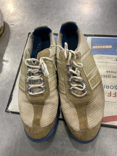 Used Foot Joy SUPER LITES Mens Golf Shoes Grey And Royal Blue Senior 11.5 11614-S000223401