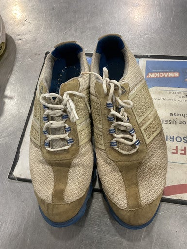 Used Foot Joy SUPER LITES Mens Golf Shoes Grey And Royal Blue Senior 11.5 11614-S000223401