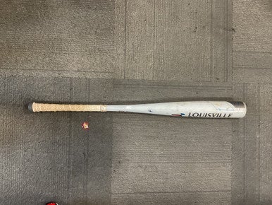 Used Louisville Slugger SOLO 619 BBCOR BB/SB High School -3 Bat White 33" 11614-S000221237