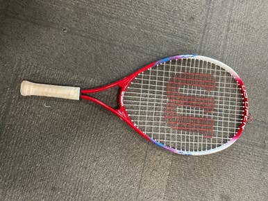 Used Wilson E2 Junior Tennis Racquet Red 23" 11614-S000221072