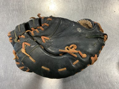 Used Mizuno BLACK 1B MITT BB/SB First Base RH Throw Black 12" 11614-S000221057
