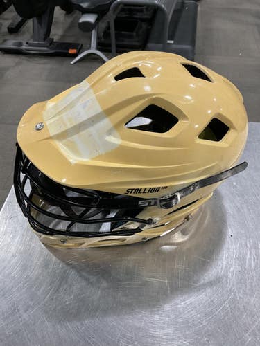 Used Schutt STX STALLION 100 Lacrosse Helmet Tan SM 11614-S000207922