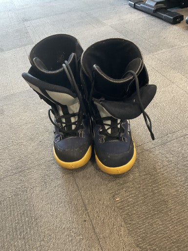 Used EXO SPORT SNOWBOARD BOOTS Mens Snowboard Boots Navy Blue Senior 9 11614-S000207398