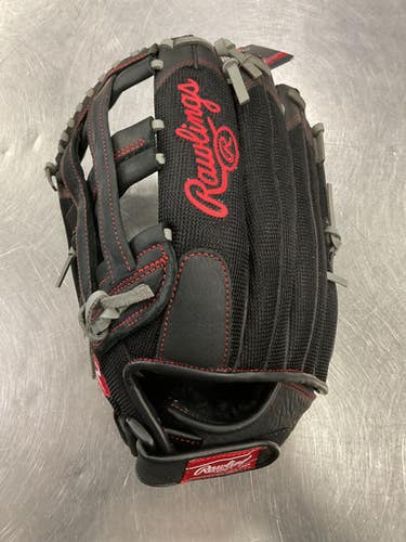 Used Rawlings R130BGSH BB/SB Glove LH Throw Black 13" 11614-S000207359