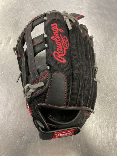 Used Rawlings R130BGSH BB/SB Glove LH Throw Black 13" 11614-S000207359