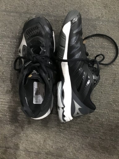 Used Mizuno VB Shoes Youth Black Adjustable 11614-S000203681