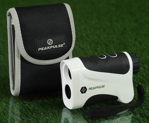 PEAK PULSE LE-600G RANGEFINDER GOLF RANGE FINDER YARDAGE & CARRY CASE