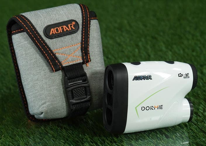 AOFAR DORMIE GX-6F RANGEFINDER GOLF RANGE FINDER YARDAGE WITH CARRY CASE
