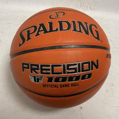Used Spalding PRECISION TF-1000 Basketball Adult Indoor Orange 29 1/2" 11855-S000194083