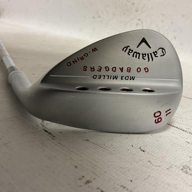 Used Callaway MD3 MILLED W-GRIND Golf Wedge Mens RH 60 Degree 11855-S000194061
