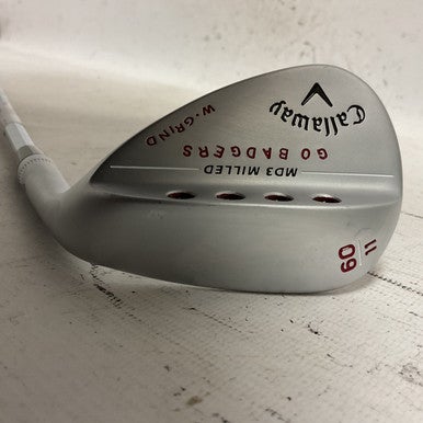 Used Callaway MD3 MILLED W-GRIND Golf Wedge Mens RH 60 Degree 11855-S000194061