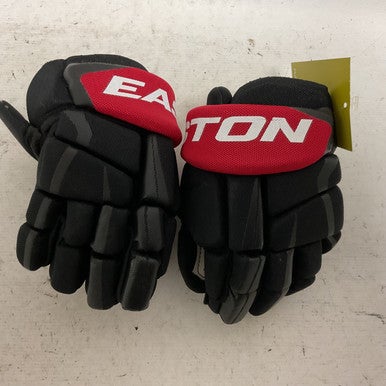 Used Easton SYNERGY ELITE Youth Gloves Black And Red 8" 11855-S000194045