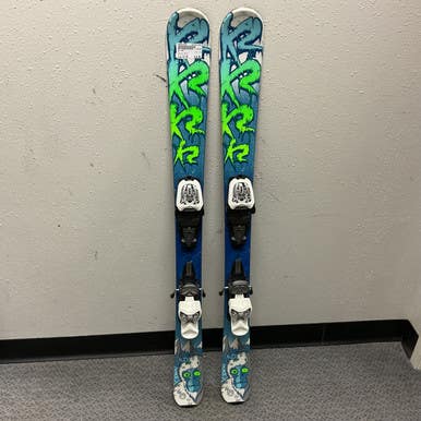 Used K2 INDY Boys DH Ski/Binding Royal Blue 112 cm 11855-S000194026