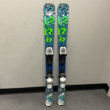 Used K2 INDY Boys DH Ski/Binding Royal Blue 112 cm 11855-S000194026