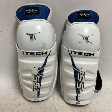 Used Itech 155TL Youth Shin Guards White 7" 11855-S000194021