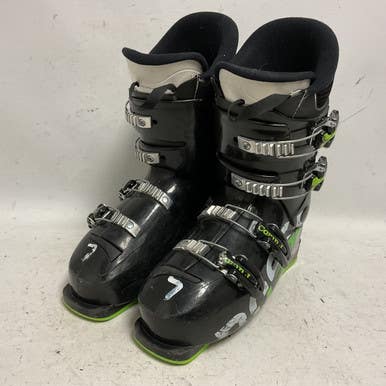 Used Rossignol COMP J Boys DH Ski Boot Black 255 MP - M07.5 - W08.5 11855-S000194011
