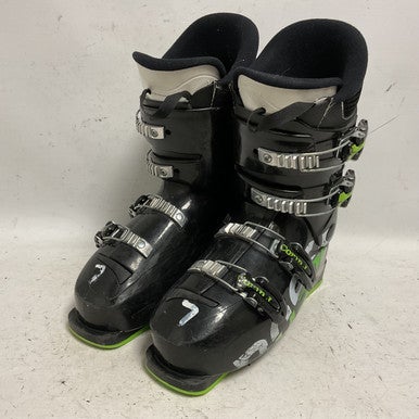 Used Rossignol COMP J Boys DH Ski Boot Black 255 MP - M07.5 - W08.5 11855-S000194011