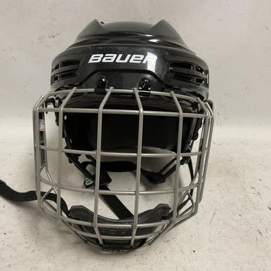 Used Bauer IMS 5.0 Helmet Cage Combo Black MD 11855-S000194007