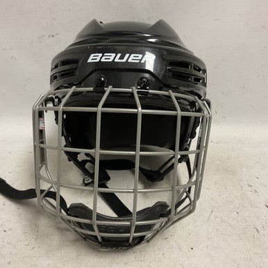 Used Bauer IMS 5.0 Helmet Cage Combo Black MD 11855-S000194007