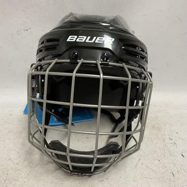Used Bauer IMS 5.0 Helmet Cage Combo Black MD 11855-S000194008