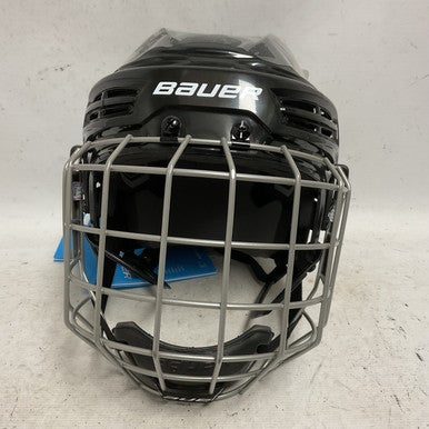Used Bauer IMS 5.0 Helmet Cage Combo Black MD 11855-S000194008