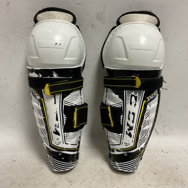 Used CCM SUPER TACKS AS1 Youth Shin Guards White/Black/Yellow 9" 11855-S000193982