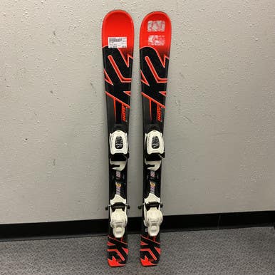 Used K2 INDY Boys DH Ski/Binding Black And Orange 100 cm 11855-S000193986