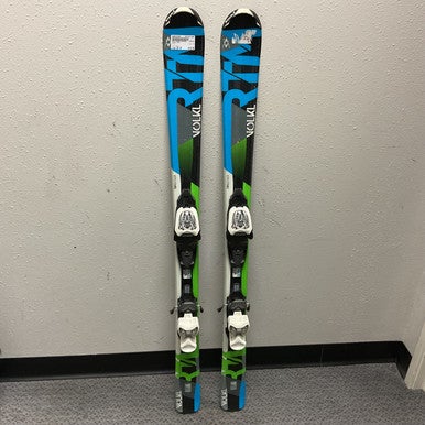 Used Volkl RTM Boys DH Ski/Binding Green 120 cm 11855-S000193985
