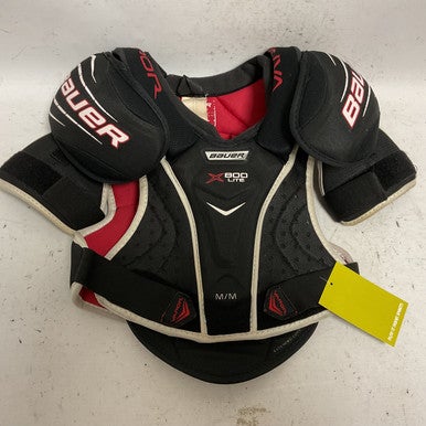 Used Bauer VAPOR X800 LITE Junior Shoulder Pads MD 11855-S000193972
