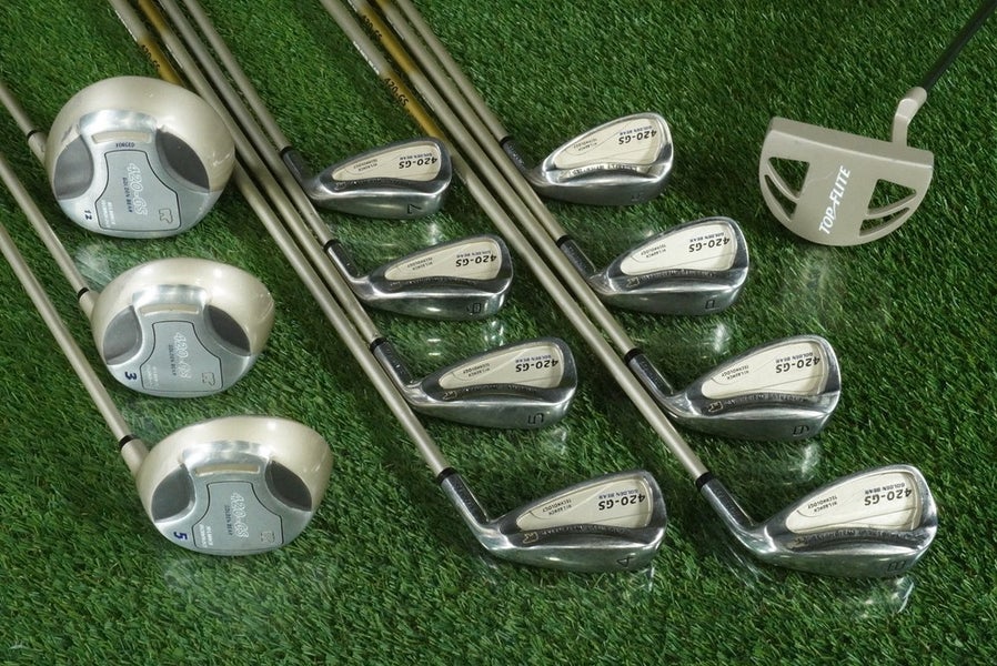 GOLDEN BEAR 420-GS GOLF SET 12pc. WOMEN'S LADIES LIGHT FLEX & UPGRADED PUTTER RH